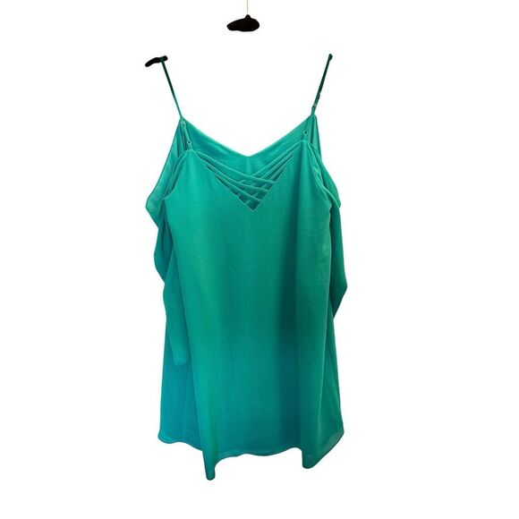 Naked Zebra green cold shoulder dress size medium - Picture 3 of 4
